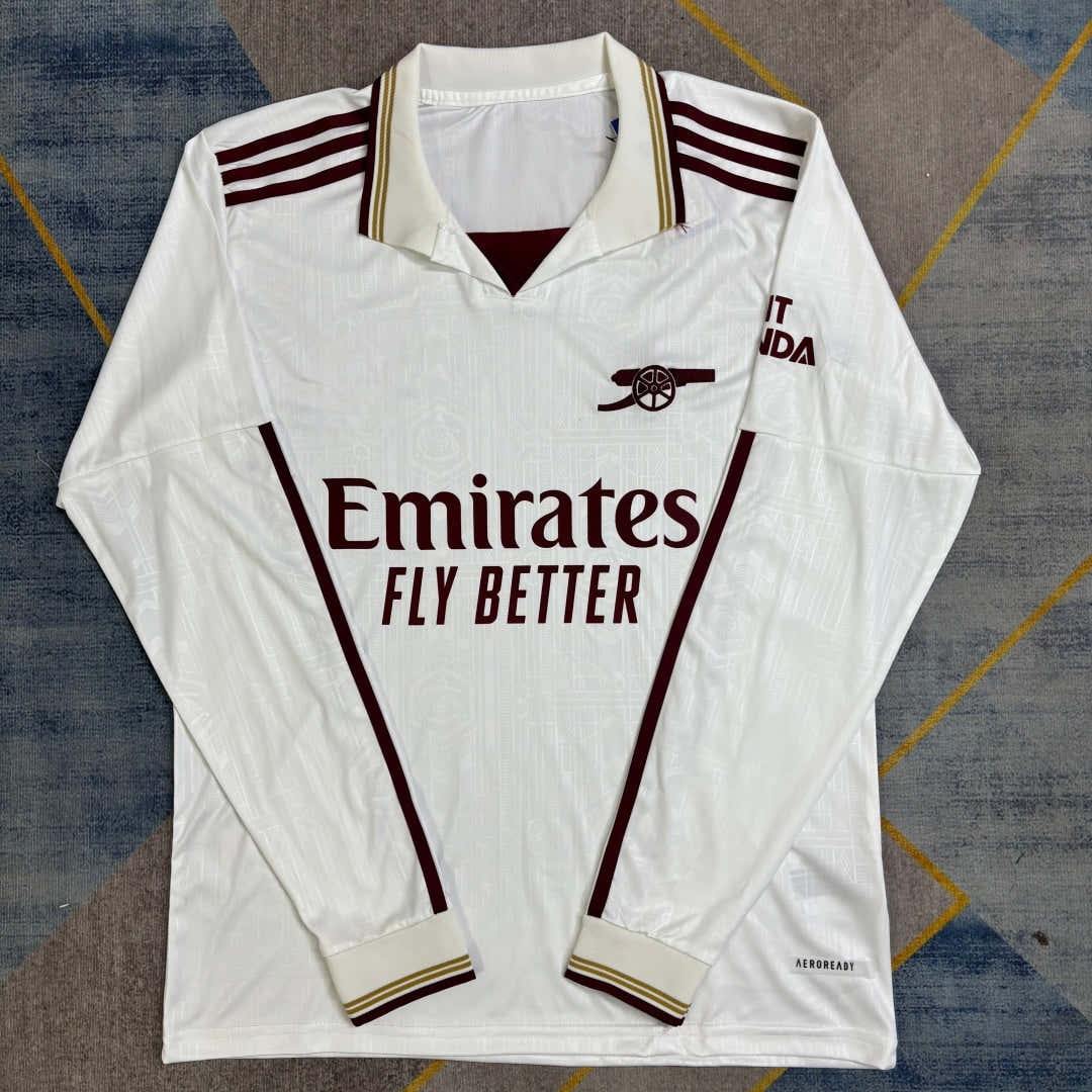 Maillot Arsenal Third 2025/26 à Manches Longues – Style Officiel et Élégant