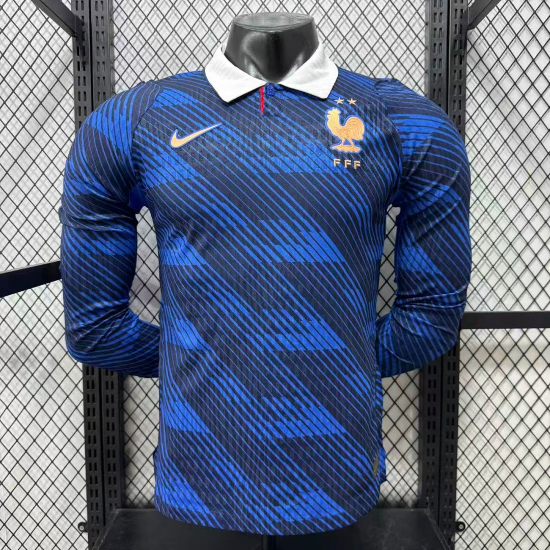 Maillot Officiel France 2026 – Domicile Joueur à Manches Longues