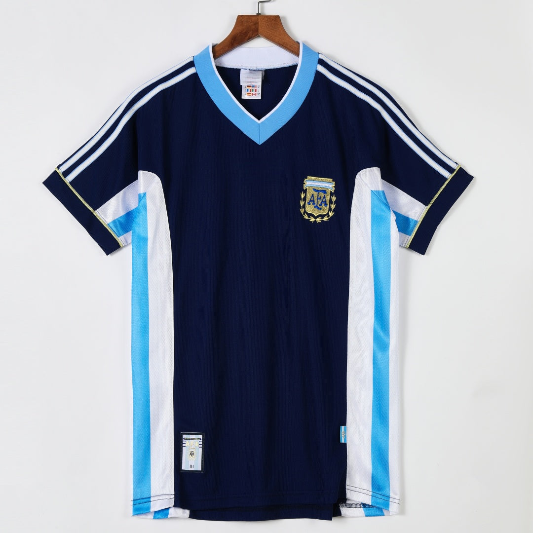 Maillot Extérieur Rétro Argentine 1998 – Style Vintage Iconique