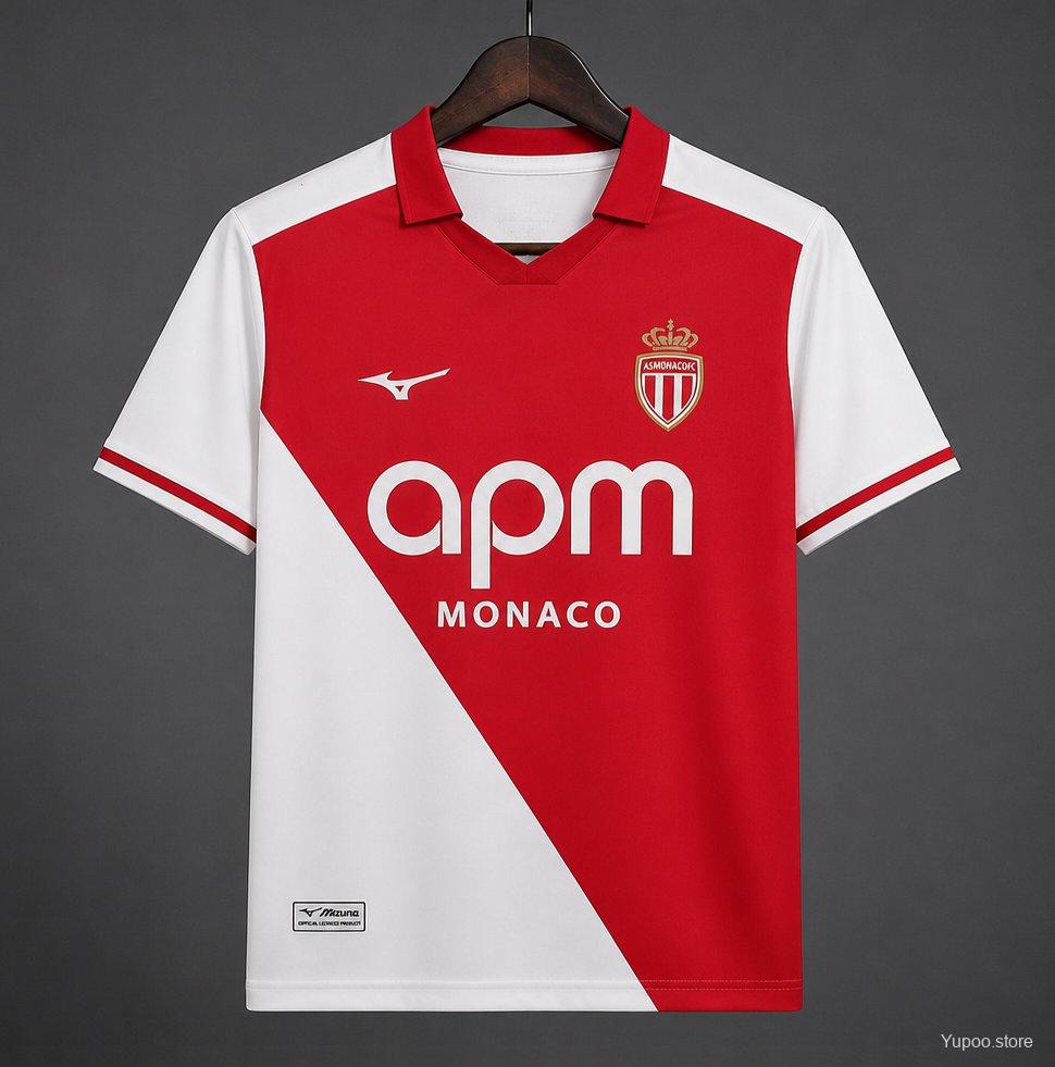 Maillot AS Monaco Domicile 2026/2027 – Édition Officielle Tendance