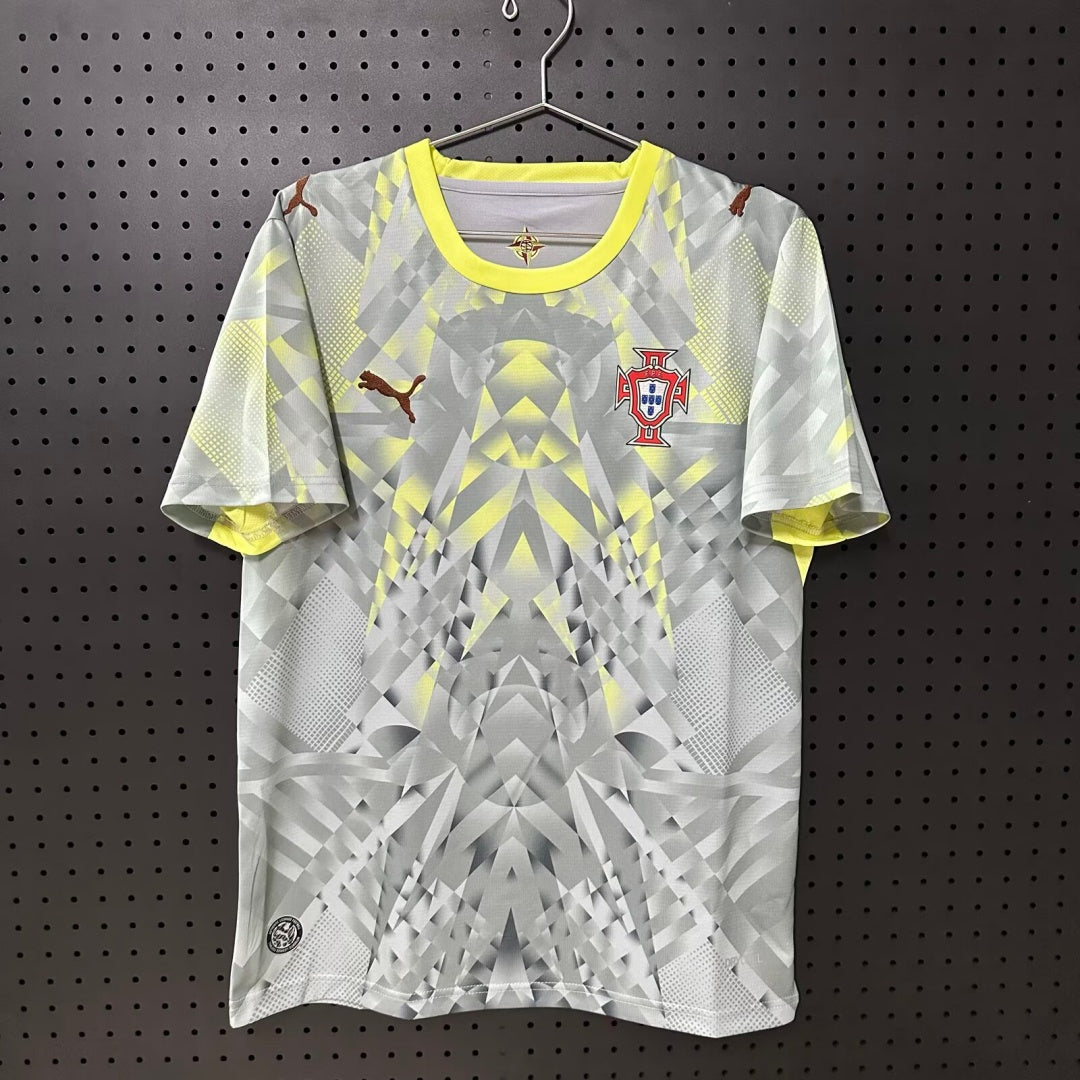Maillot Gardien du Portugal 2026 Gris – Design Officiel Élégant