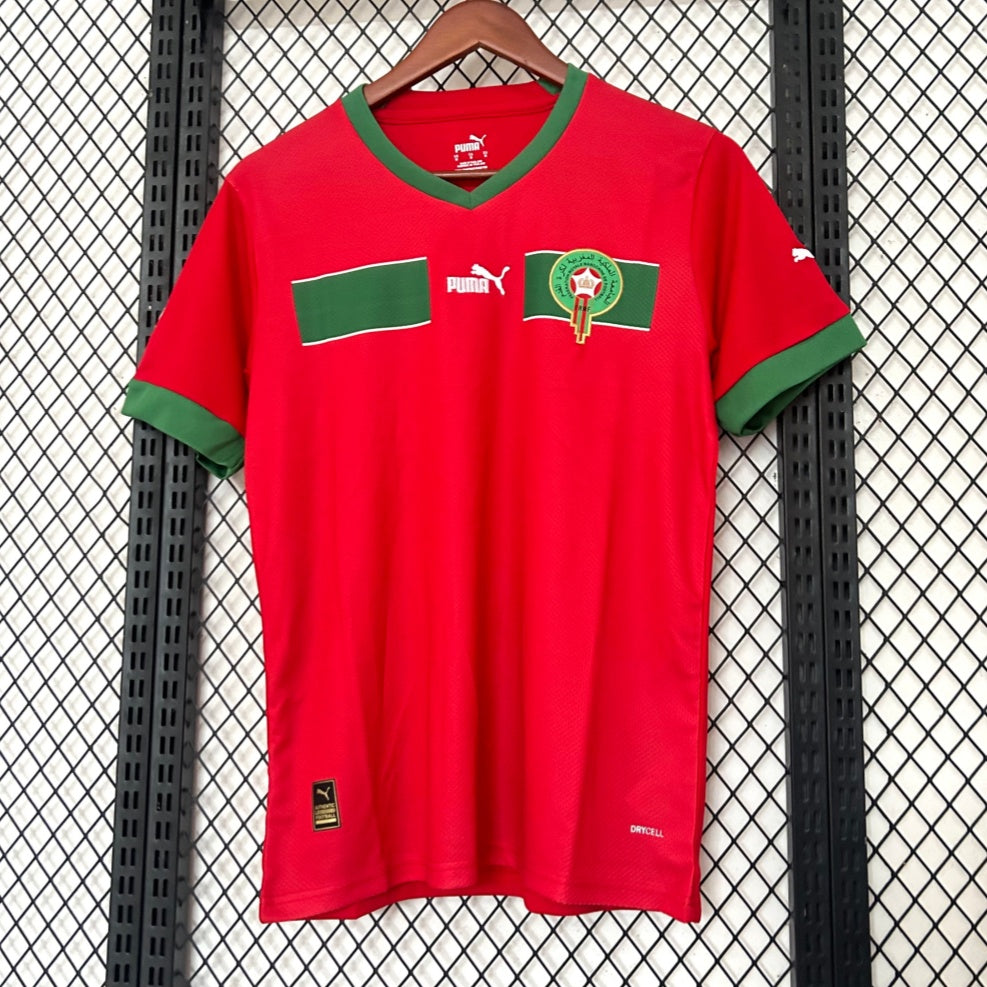 Maillot Maroc Domicile 2022 – Édition Officielle de l’Équipe Nationale