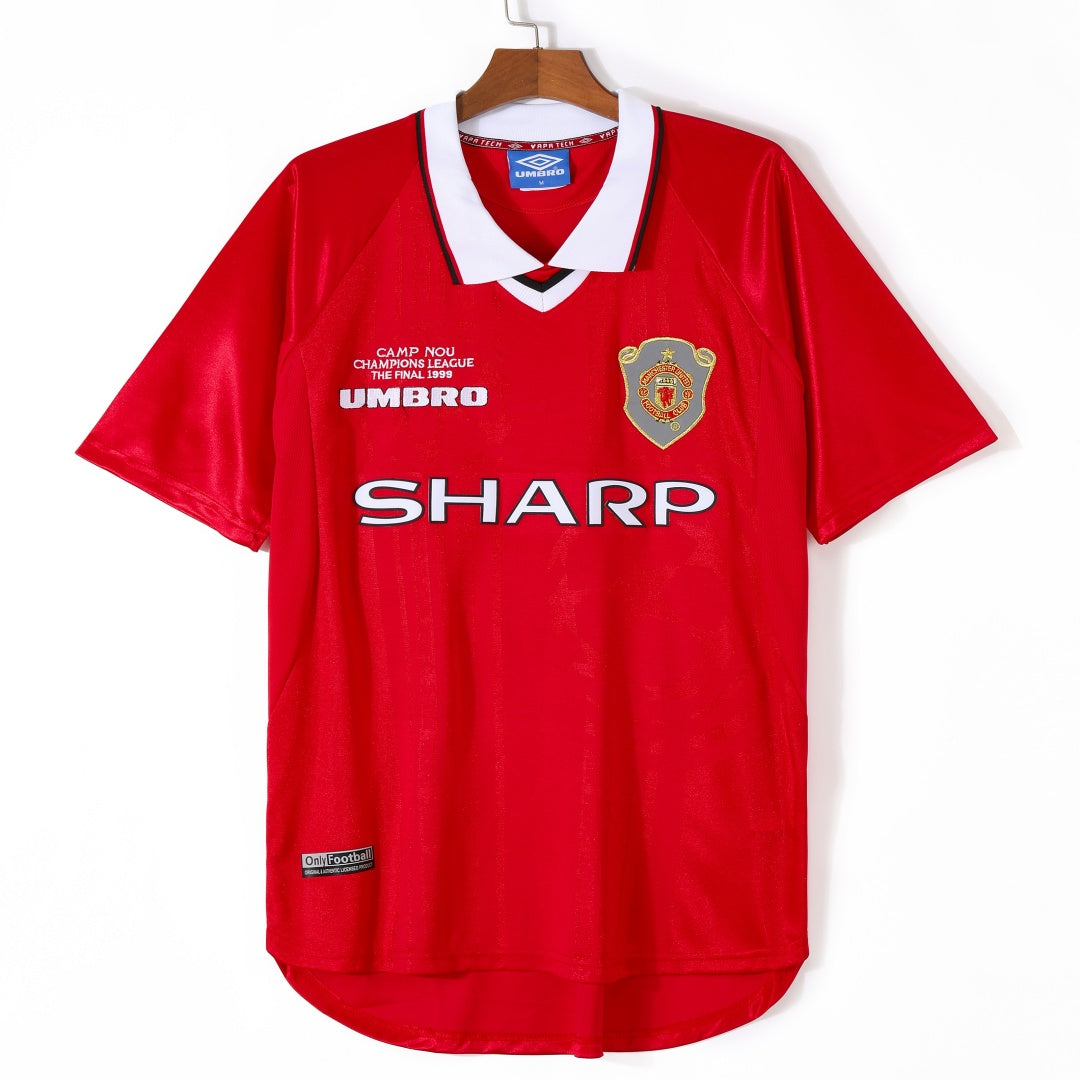 Maillot Rétro Manchester Domicile 1999-2000 – Édition Vintage Authentique