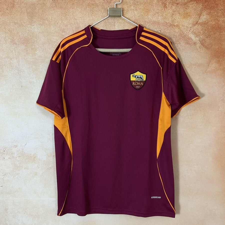 Maillot AS Roma Domicile 2025/26 – Édition Officielle Reedition