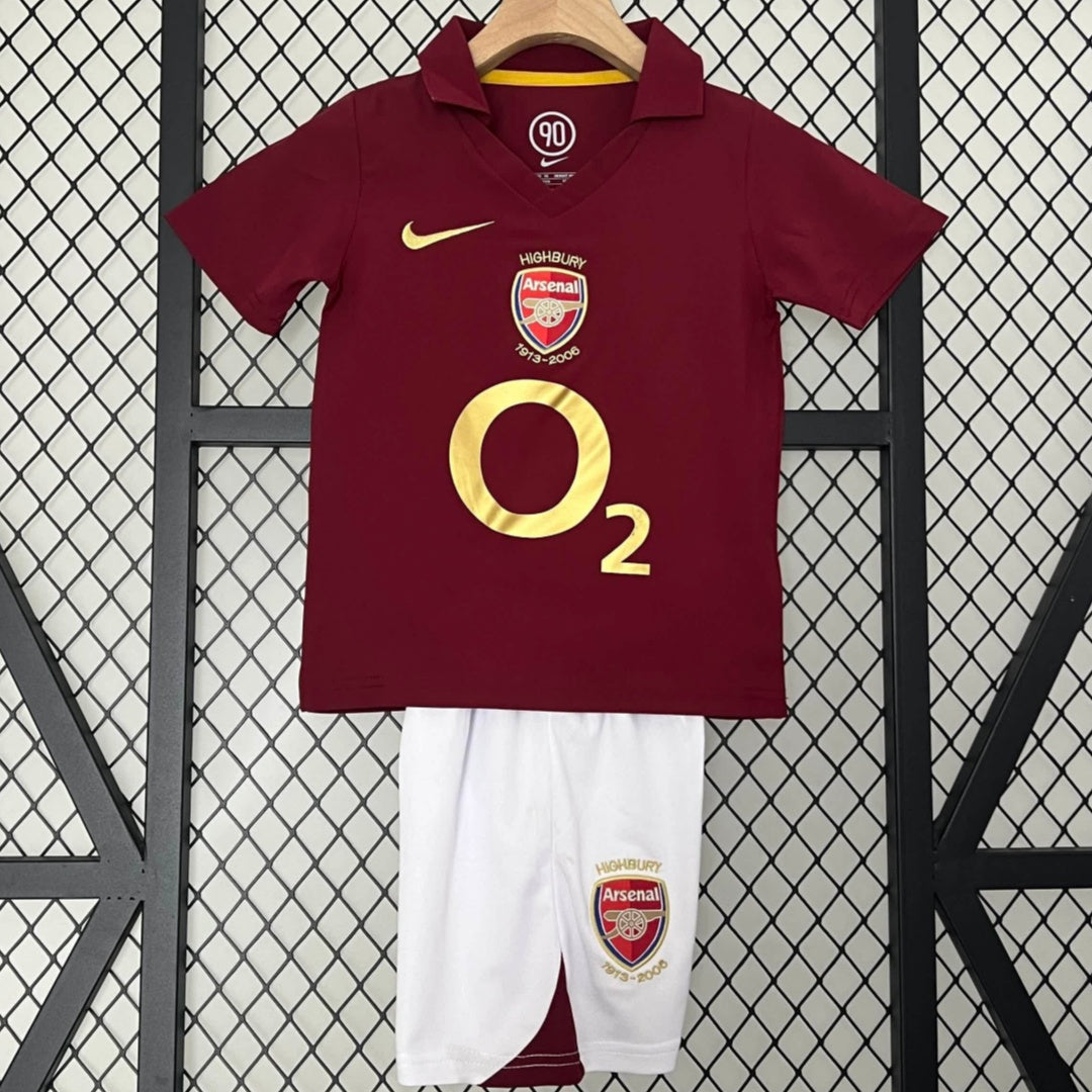 Ensemble Enfant Arsenal Domicile Rétro 2005-2006