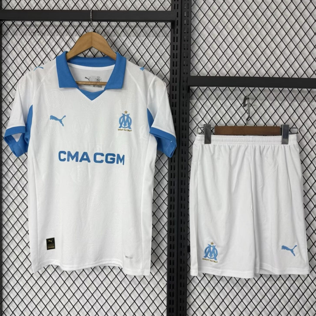 Maillot Officiel Olympique de Marseille Domicile 2025/26 – Adulte