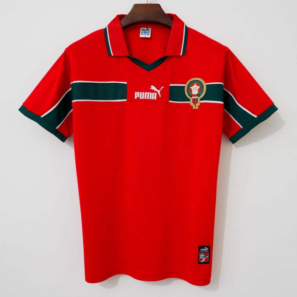 Maillot Rétro Maroc Extérieur 1998 – Style Authentique et Iconique