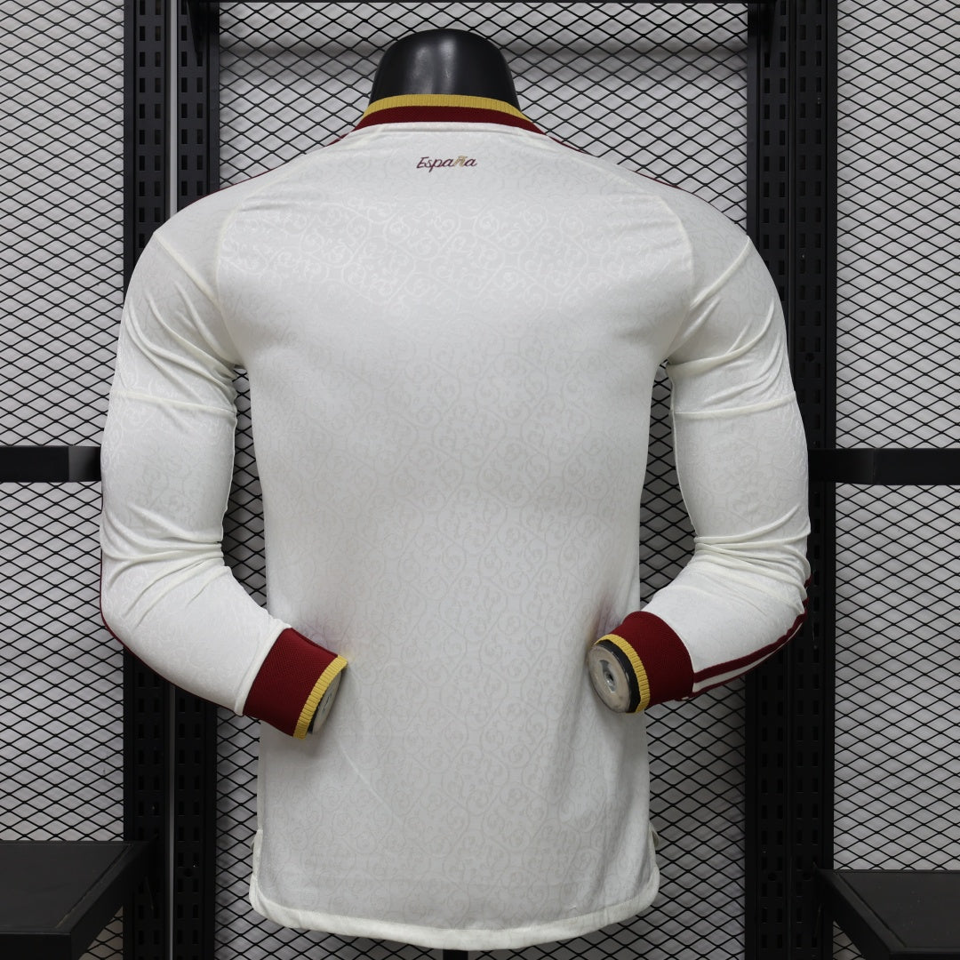Maillot Espagne Extérieur 2026 Player à Manches Longues