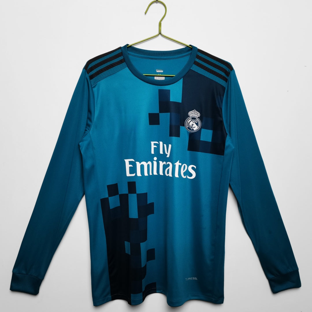 Maillot Rétro Real Madrid 2017-2018 – Troisième Tenue à Manches Longues