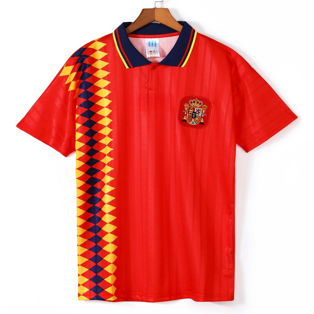 Maillot Domicile Rétro de l’Espagne 1994-1995