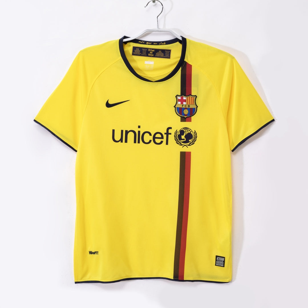 Maillot Rétro Extérieur FC Barcelone 2008-2009 – Style Iconique et Authentique