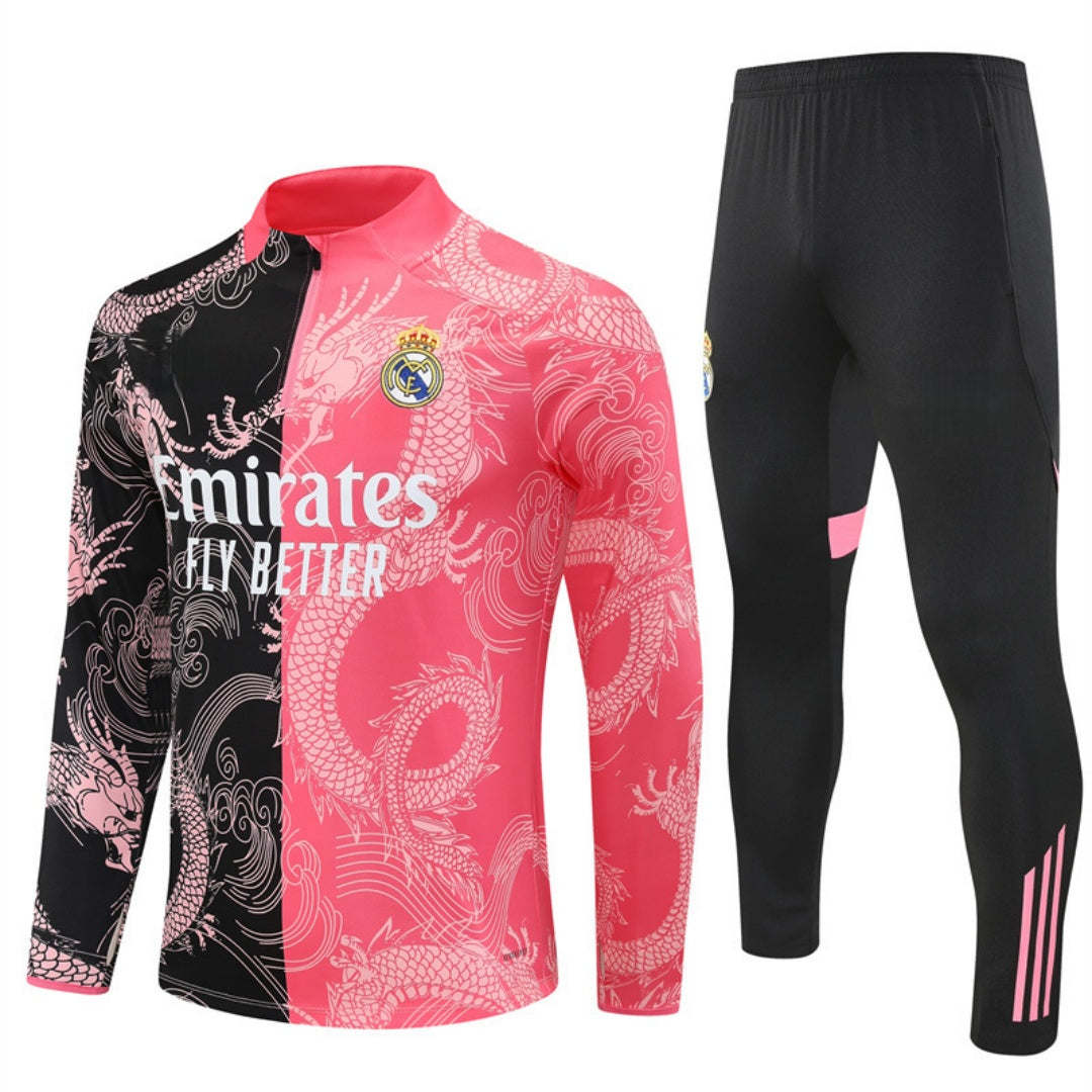 Ensemble Real Madrid Rose Dragon 25/26 – Design Iconique