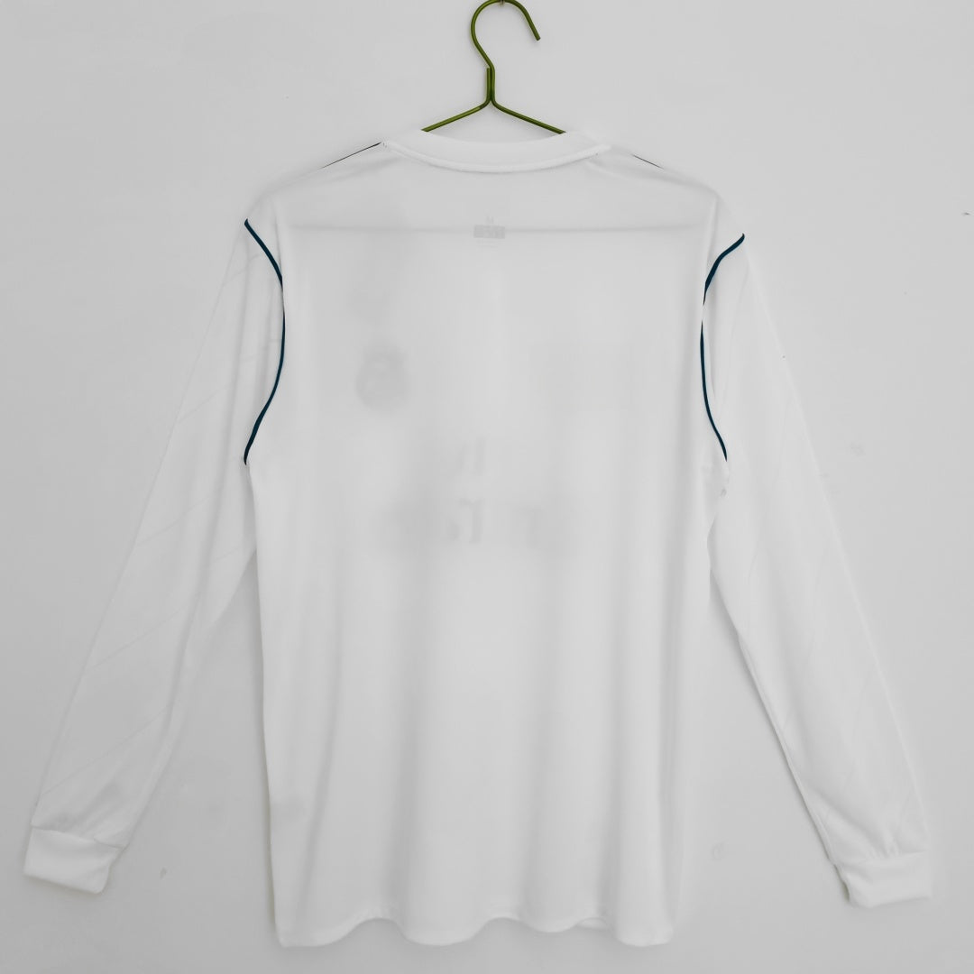 Maillot Rétro Real Madrid Domicile 2017-2018 à Manches Longues
