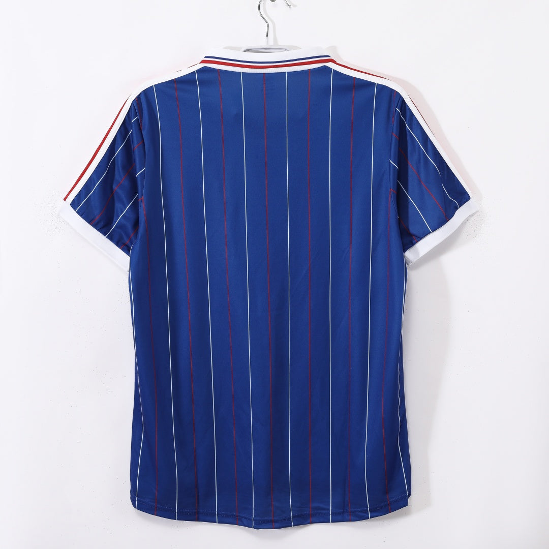 Maillot Rétro France Domicile 1982 – Style Vintage Iconique