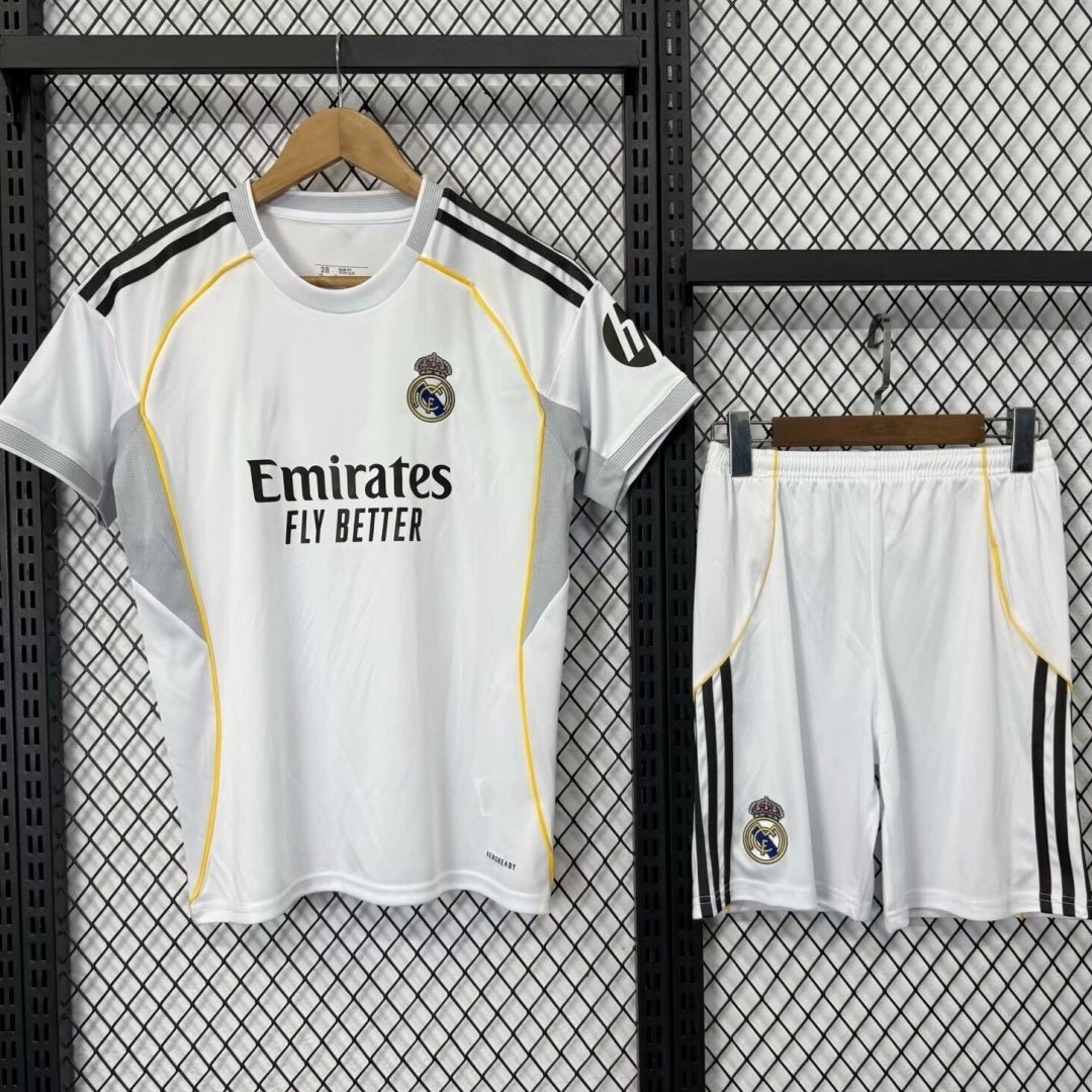 Ensemble Domicile Real Madrid 25/26 pour Adulte