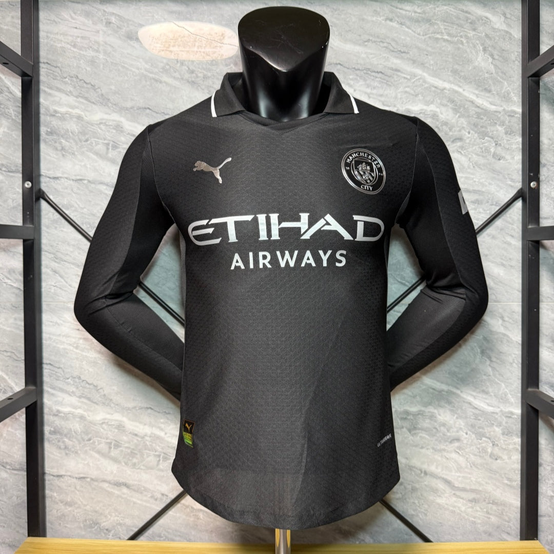 Maillot Manchester City Extérieur Player 2025/26 à Manches Longues