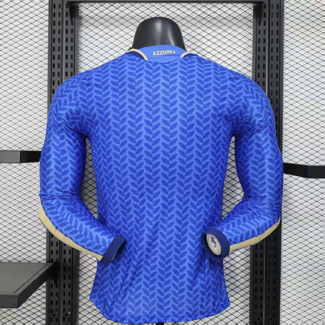 Maillot Italie Domicile Player 2025/26 à Manches Longues