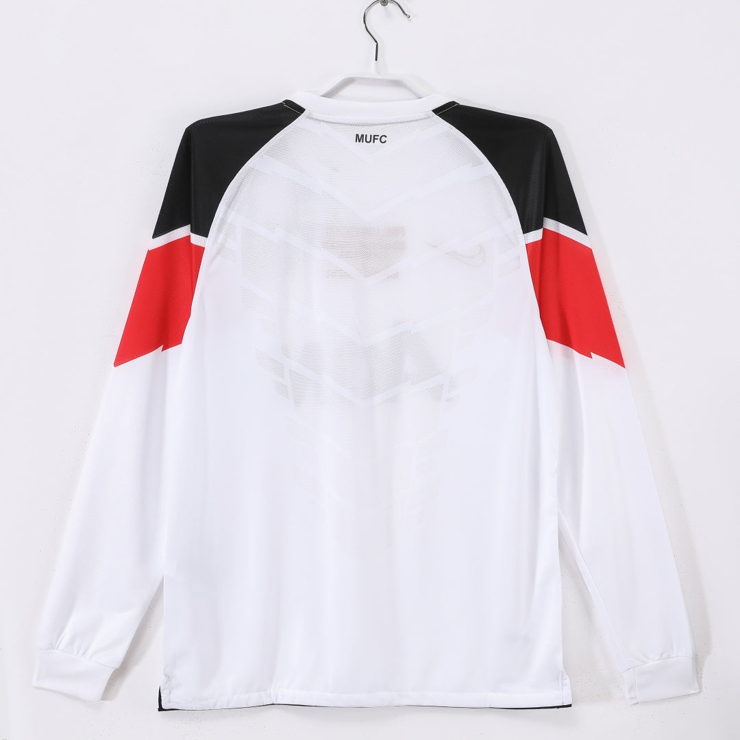 Maillot Rétro Extérieur Manchester United 2010-2011 à Manches Longues