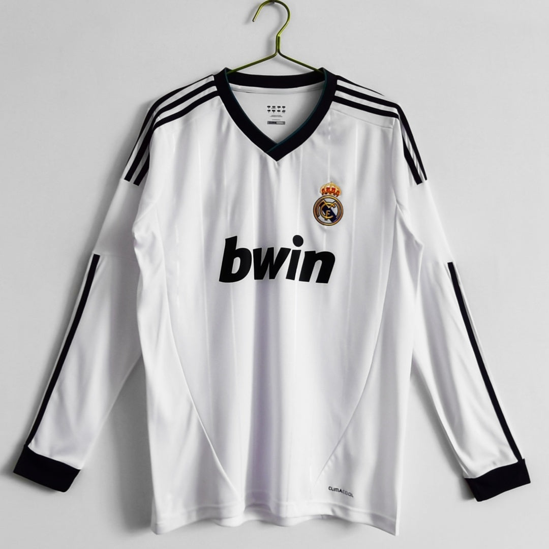 Maillot Rétro Real Madrid Domicile 2012-2013 à Manches Longues
