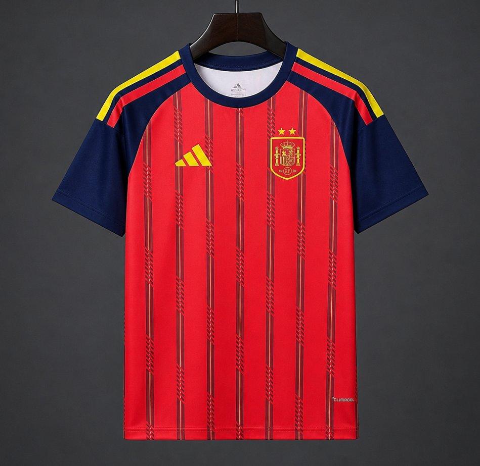 Maillot Espagne 2025/26 – 2 Étoiles emblématiques