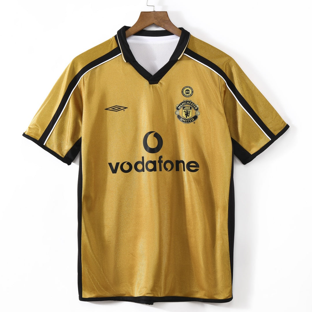 Maillot Rétro Officiel Manchester United 2001-2002 – Édition Spéciale