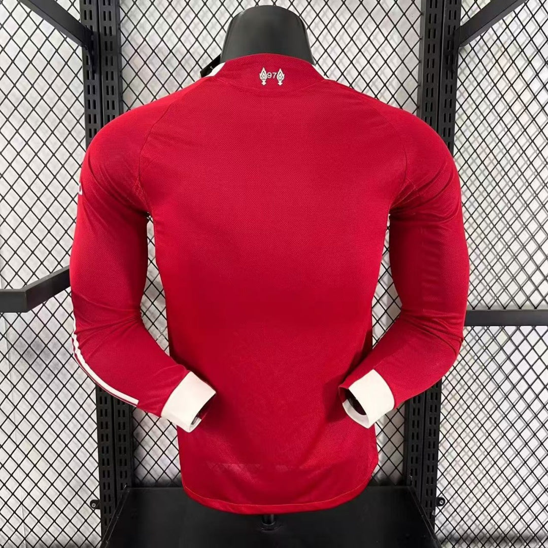 Maillot Liverpool Domicile 2025/26 Player à Manches Longues