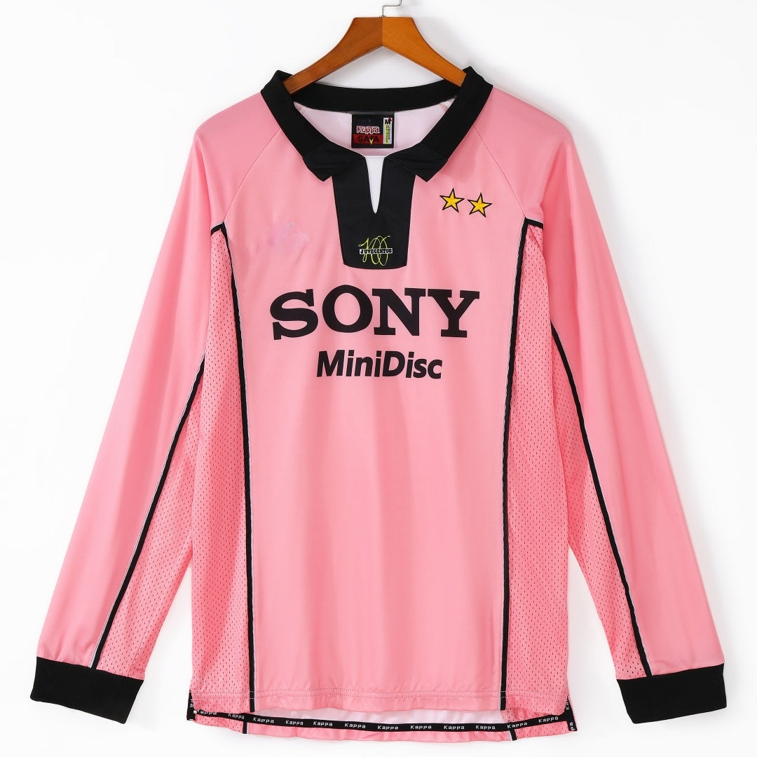 Maillot Rétro Juventus Extérieur 1997-1998 à Manches Longues