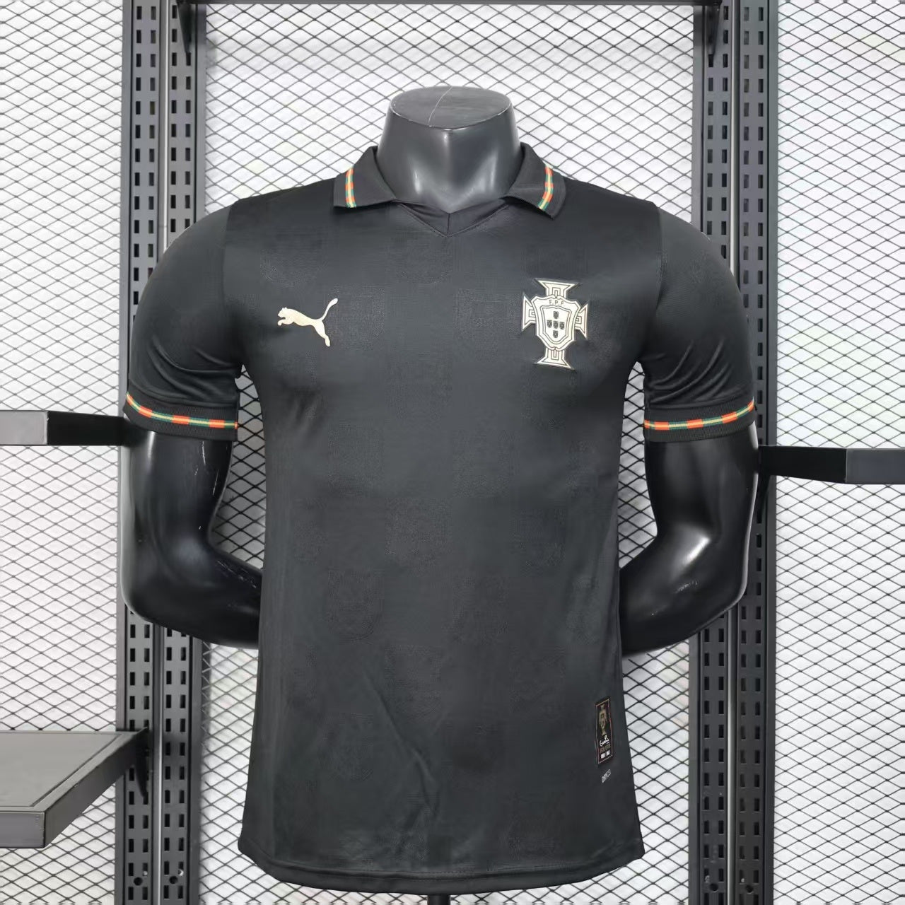 Maillot Portugal 25/26 Noir – Édition Spéciale Version Joueur