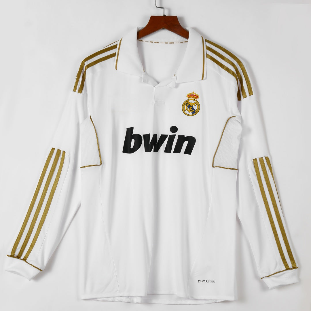 Maillot Rétro Real Madrid Domicile 2011-2012 à Manches Longues