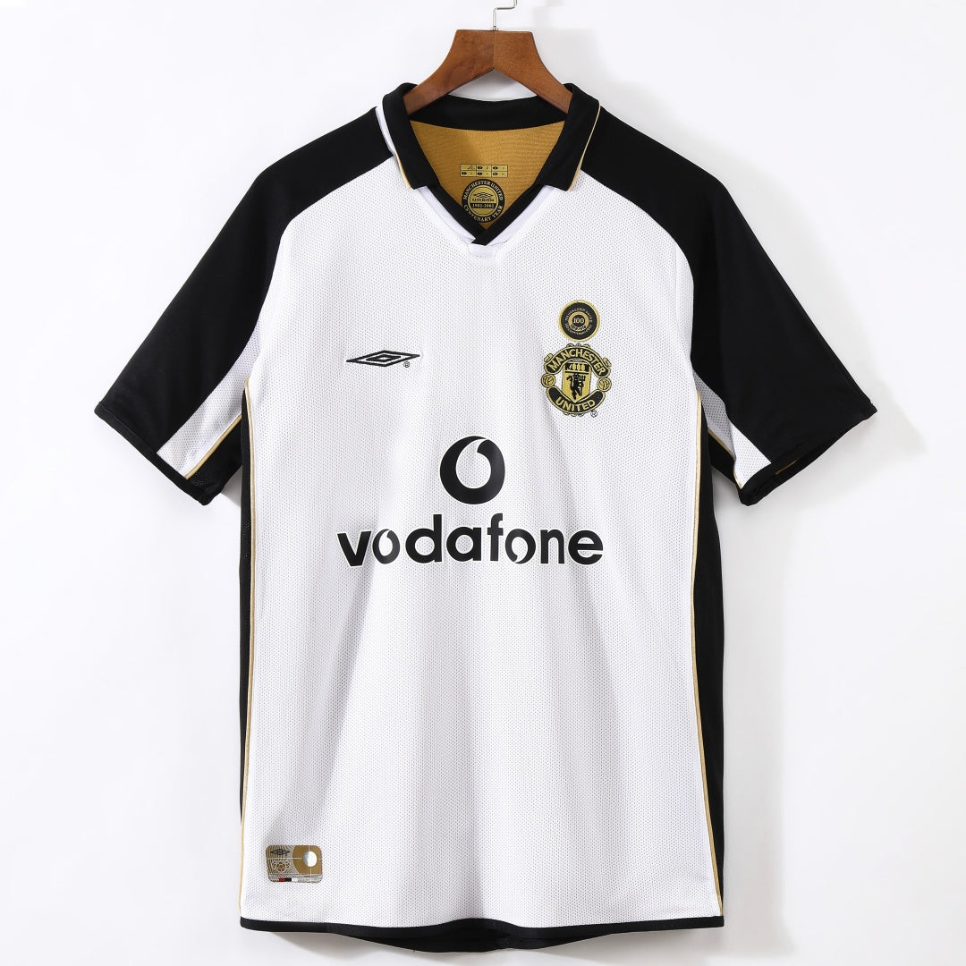 Maillot Rétro Officiel Manchester United 2001-2002 – Édition Spéciale