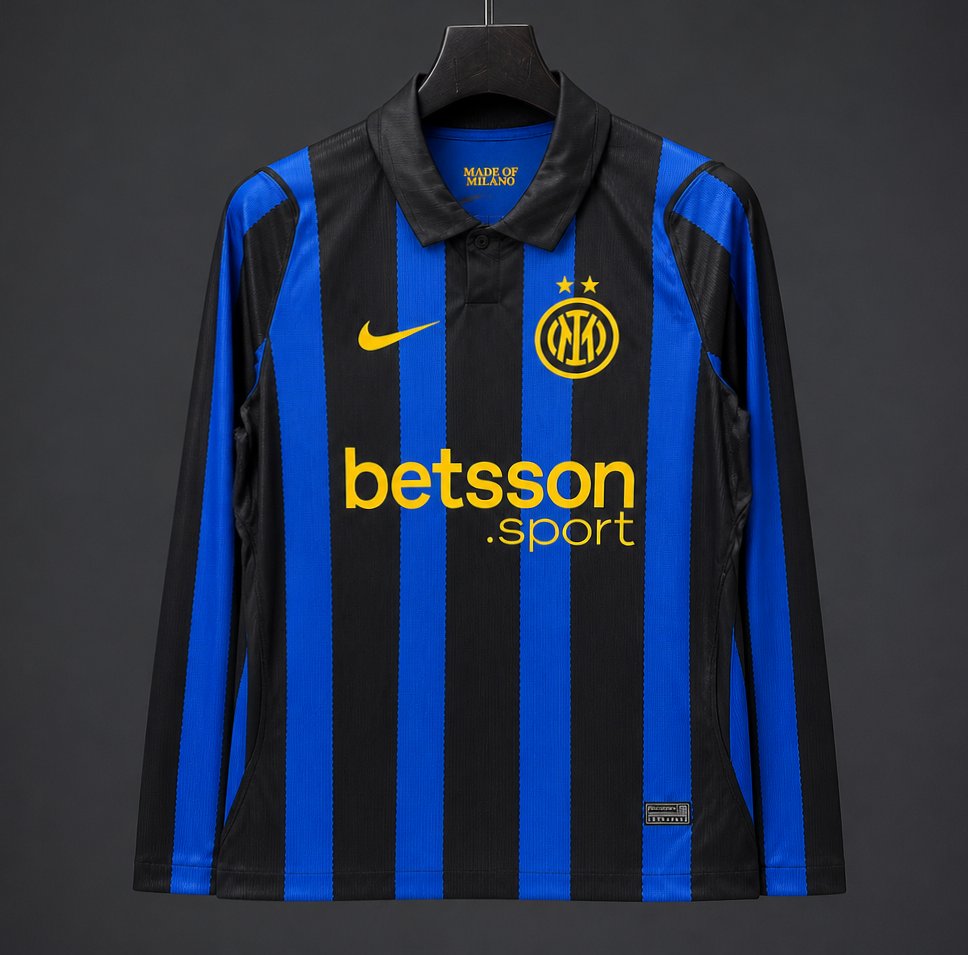 Maillot Domicile Inter Milan 2026/2027 à Manches Longues