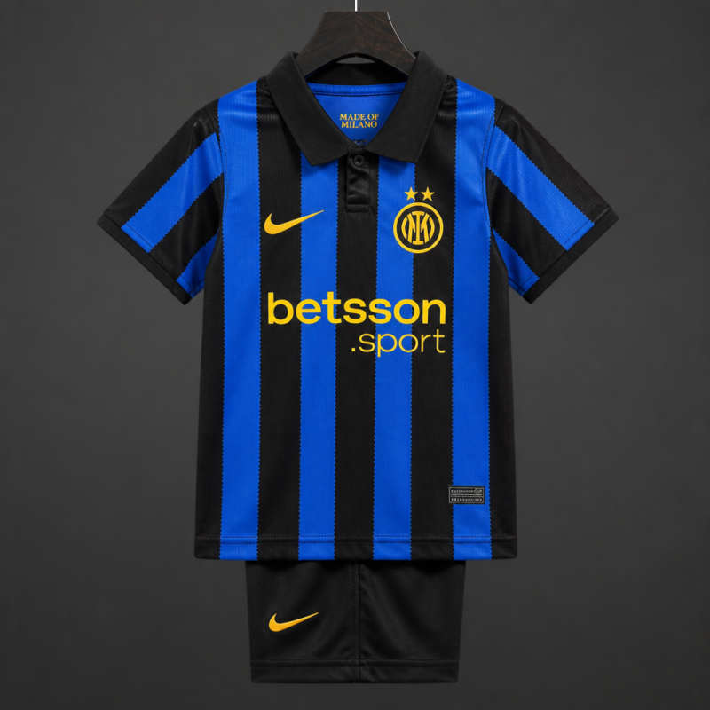 Ensemble Enfant Inter Milan Domicile 2026/2027 – Maillot et Short Officiels-style