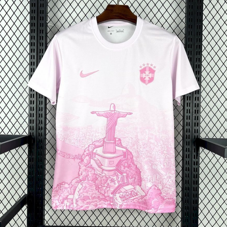 Maillot Spécial Brésil 2025/26 – Édition Rose