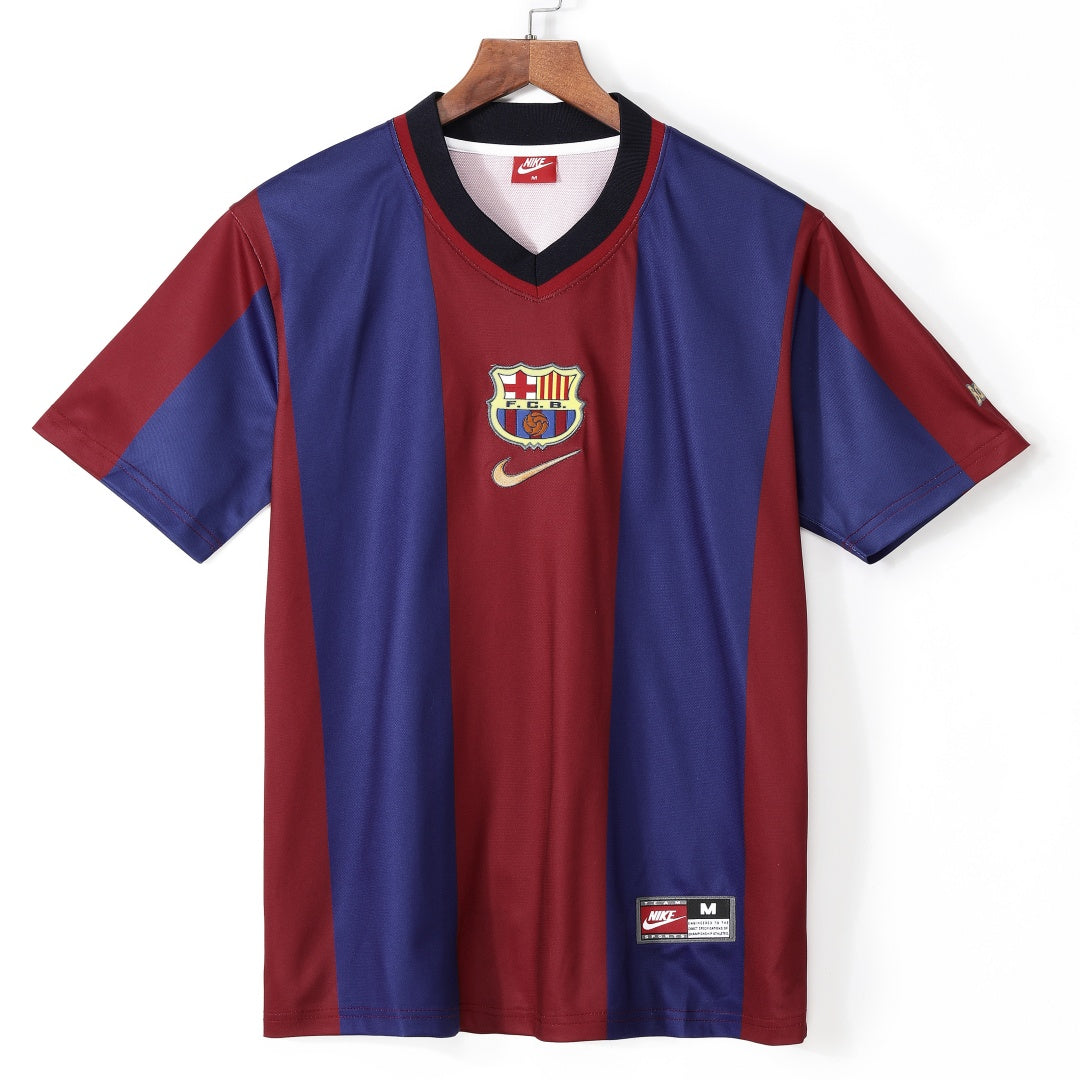 Maillot Rétro du FC Barcelone à Domicile 1998-1998