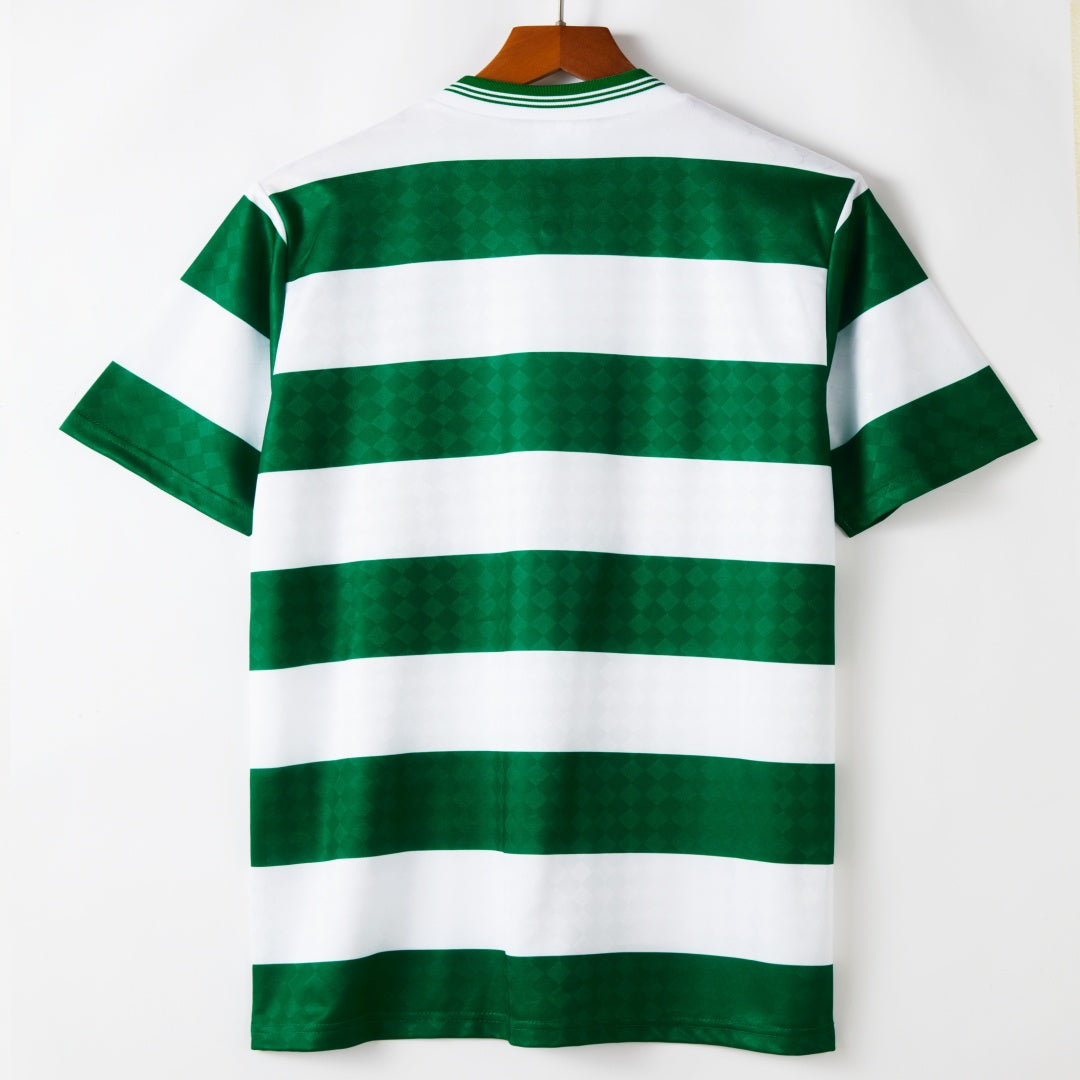 Maillot Rétro Celtic Domicile 1987-1988 – Style Authentique du Football Classique