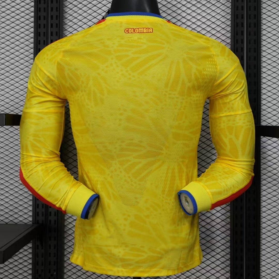 Maillot Colombie Domicile Player 25/26 à Manches Longues
