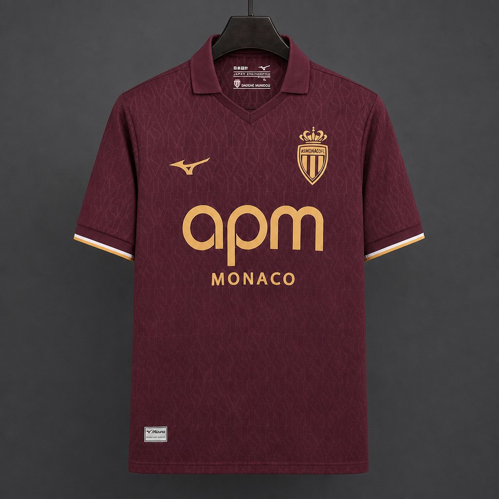 Maillot Extérieur AS Monaco 2026/27 – Édition Officielle et Élégante