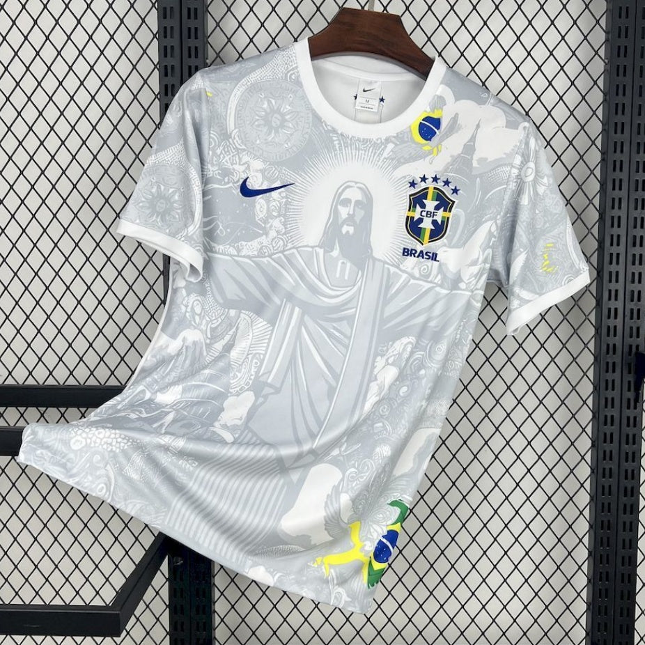 Maillot Brésil 25/26 – Édition Spéciale Blanche