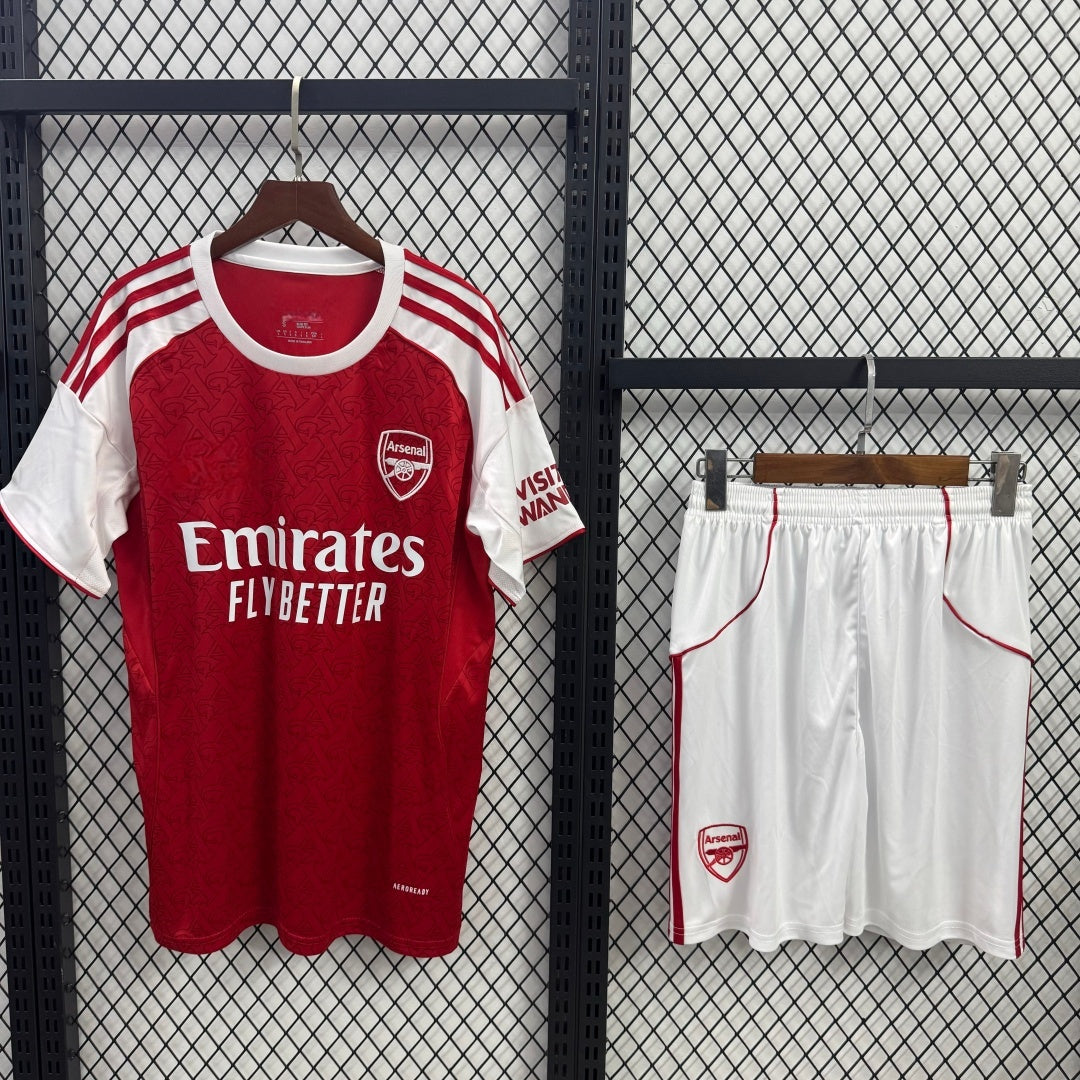 Maillot Domicile Arsenal 2025/26 – Ensemble Adulte Occasionnel