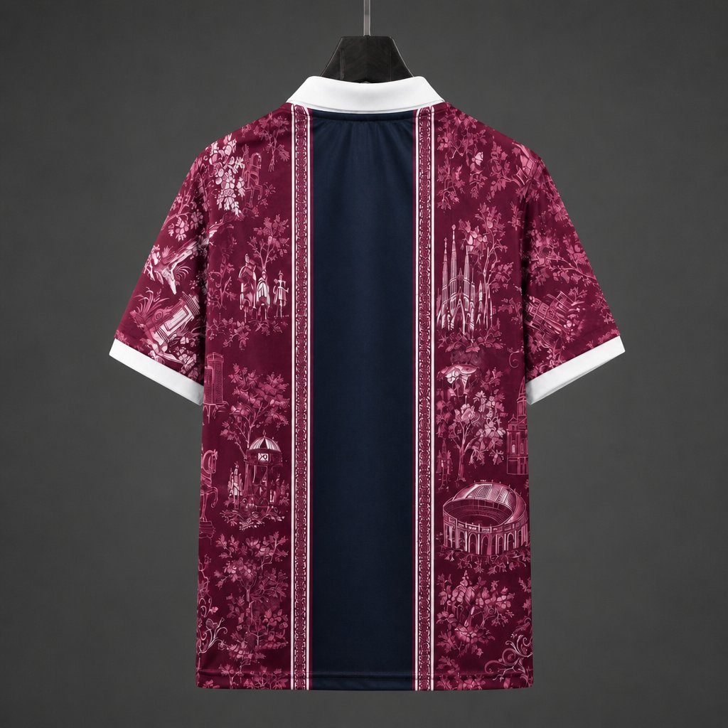 Maillot FC Barcelone 2026/27 – Édition Spéciale Bordeaux avec Col Polo