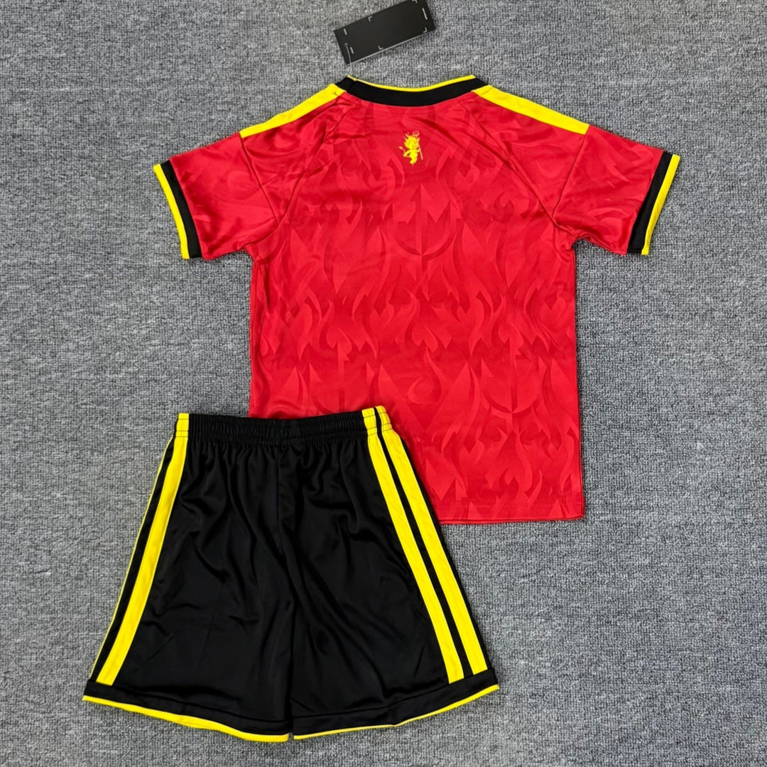Ensemble Enfant Belgique Domicile 2025/26 – Tenue Officielle de Football