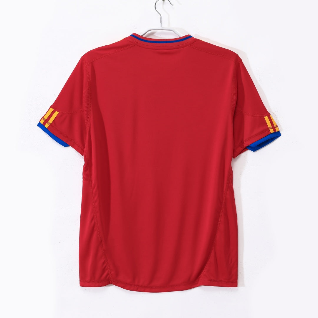 Maillot Rétro Espagne Domicile 2010 – Style Authentique de la Roja