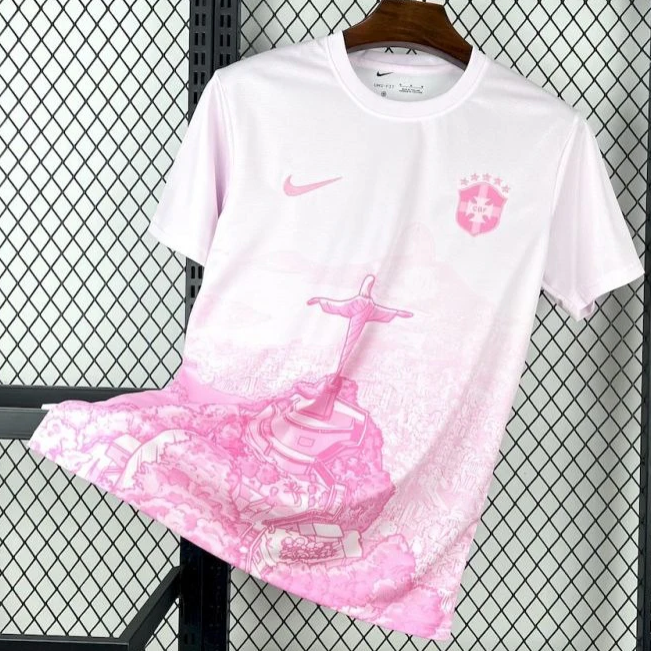Maillot Spécial Brésil 2025/26 – Édition Rose