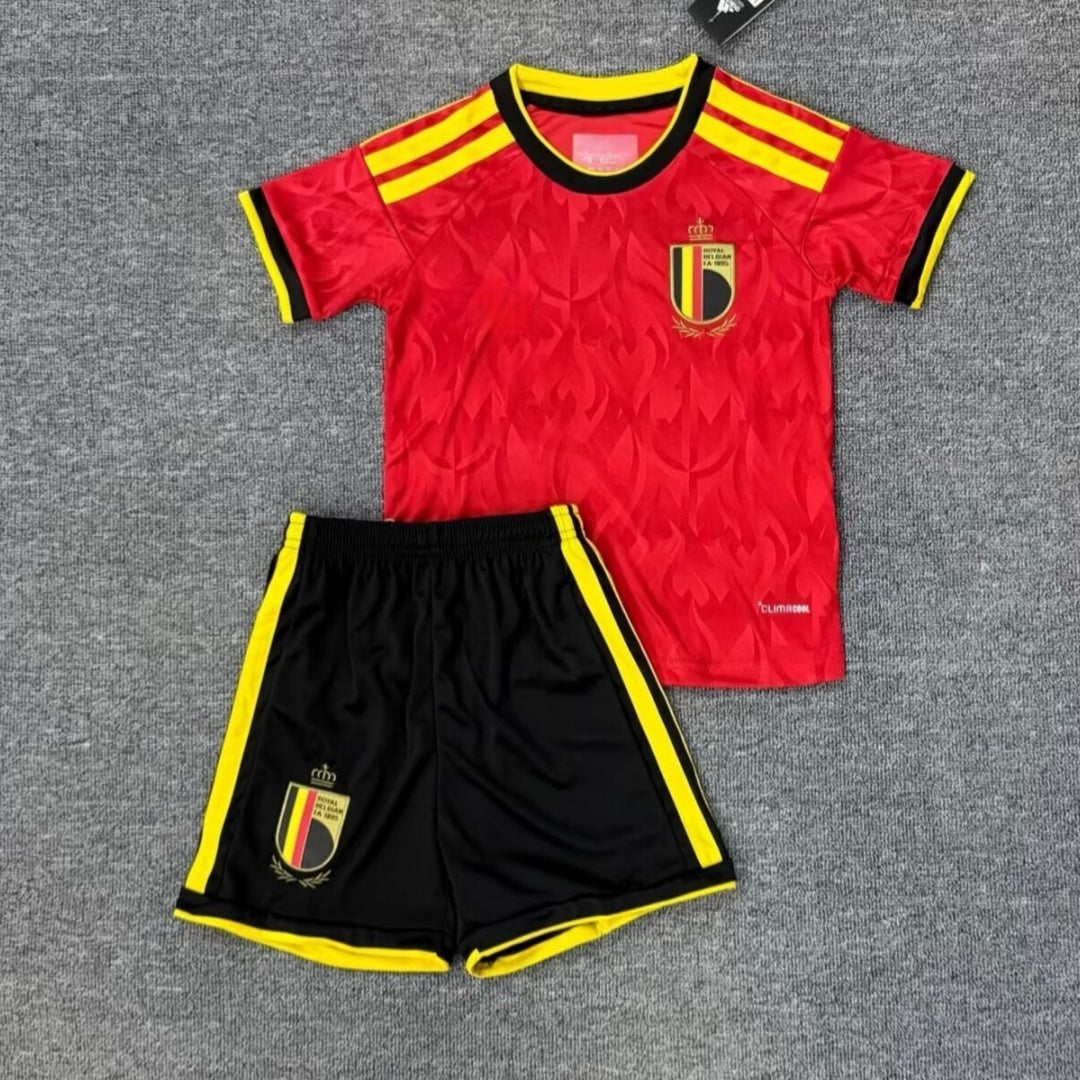 Ensemble Enfant Belgique Domicile 2025/26 – Tenue Officielle de Football