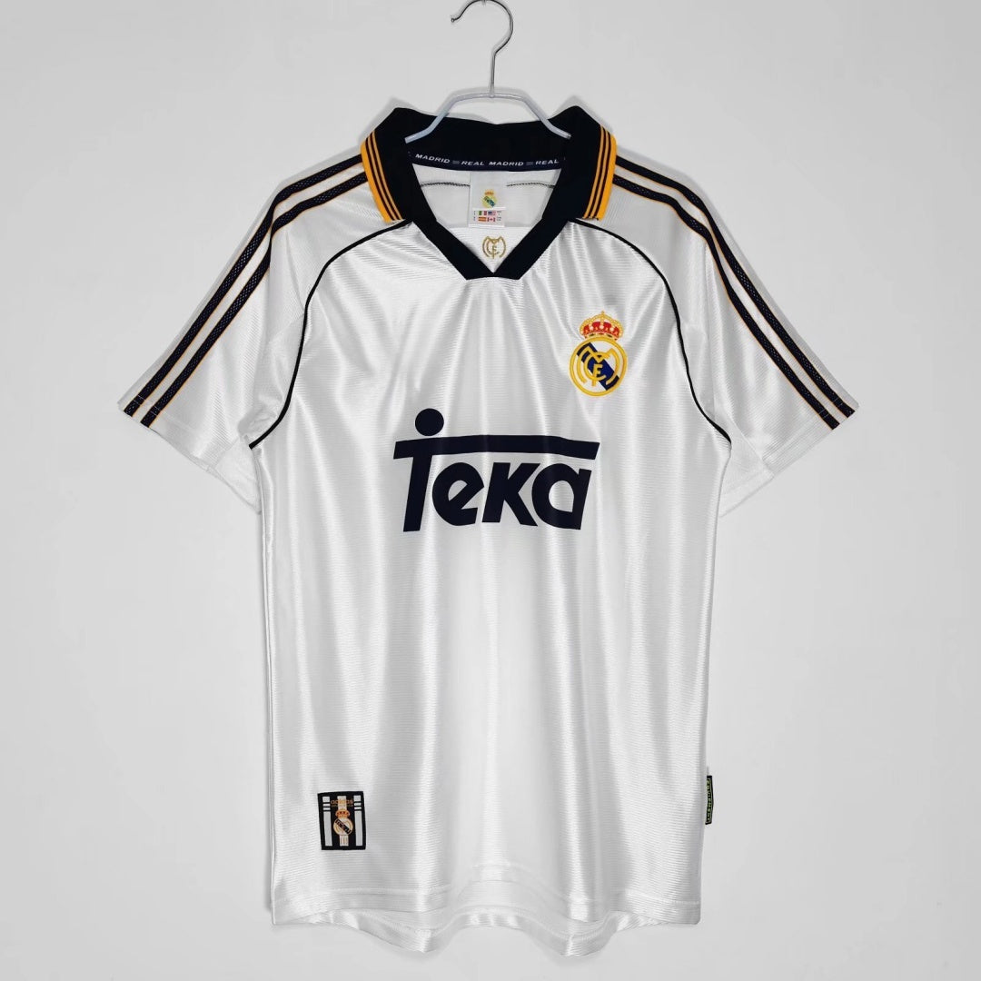 Maillot Rétro Domicile du Real Madrid 1999-2001