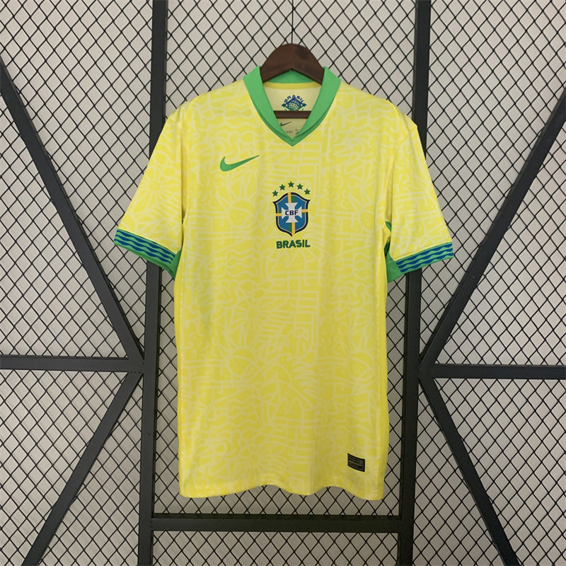 Maillot Brésil Jaune 2024/25 – Édition Spéciale D