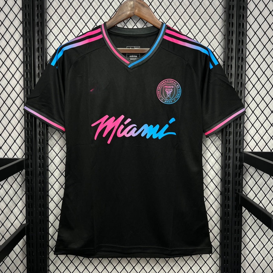 Maillot Inter Miami 2025/26 Édition Spéciale Noir – Modèle C