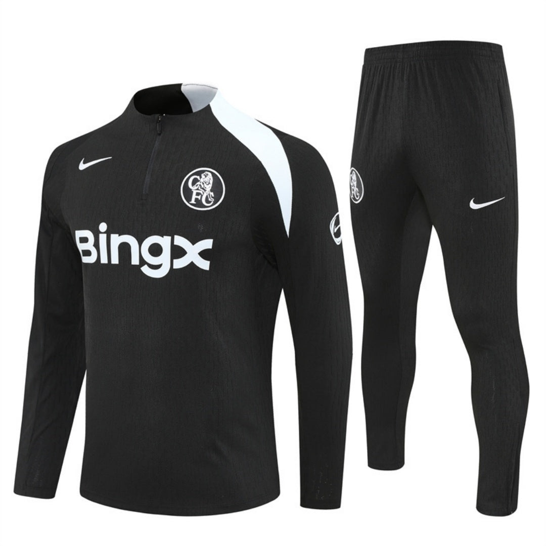 2025/26 Chelsea Black Football Kit Set