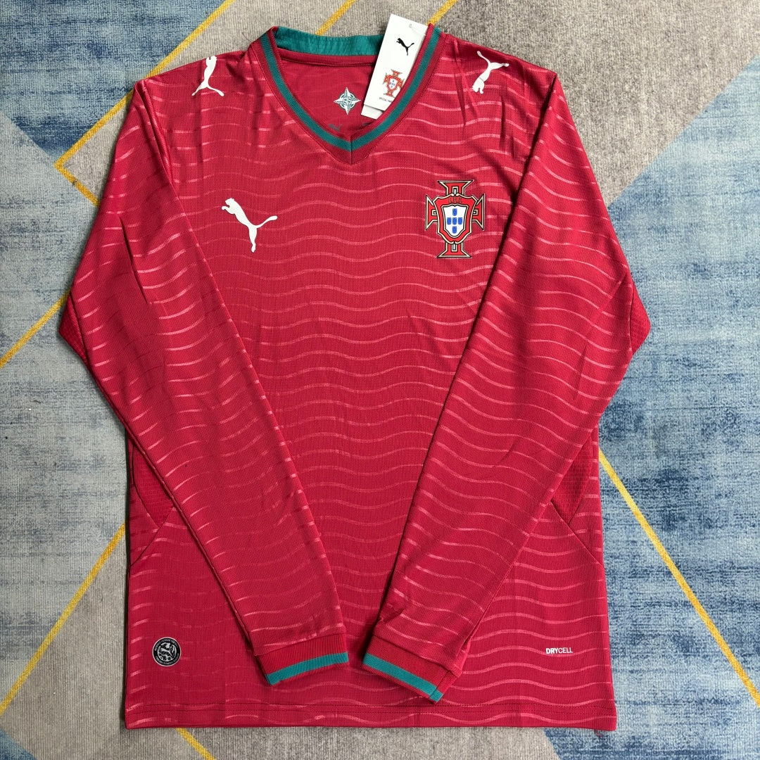 Maillot Portugal Domicile 25/26 à Manches Longues