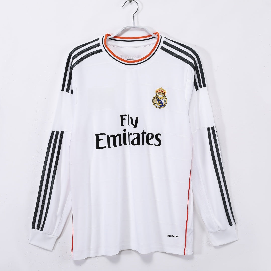 Maillot Rétro Real Madrid Domicile 2013-2014 à Manches Longues